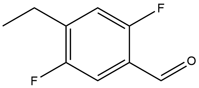 4-Ethyl-2,5-difluorobenzaldehyde Structure