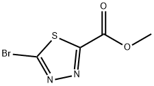 1,3,4-Thiadiazole-2-carboxylic acid, 5-bromo-, methyl ester Structure