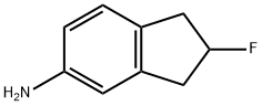 2-Fluoro-2,3-dihydro-1H-inden-5-amine Struktur