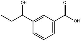 3-(1-hydroxypropyl)benzoic acid Struktur