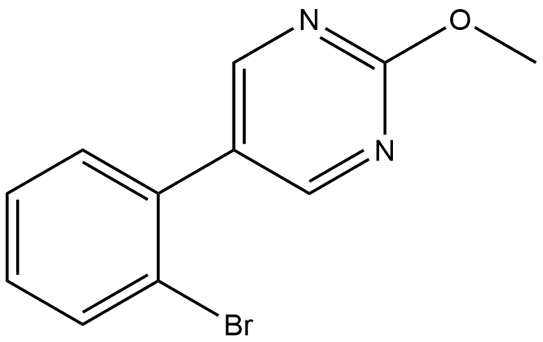 5-(2-Bromophenyl)-2-methoxypyrimidine,1780975-43-0,结构式