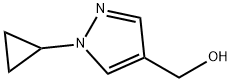 (1-Cyclopropyl-1H-pyrazol-4-yl)methanol,1780993-51-2,结构式