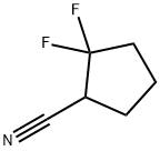 2,2-二氟环戊烷腈,1781037-41-9,结构式