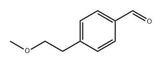 4-(2-甲氧基乙基)苯甲醛 结构式