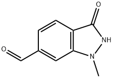 1H-Indazole-6-carboxaldehyde, 2,3-dihydro-1-methyl-3-oxo- Structure