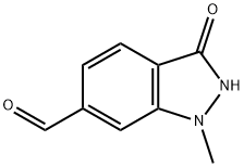 1-甲基-3-氧代-2,3-二氢1H-吲唑-6-甲醛,1781145-50-3,结构式