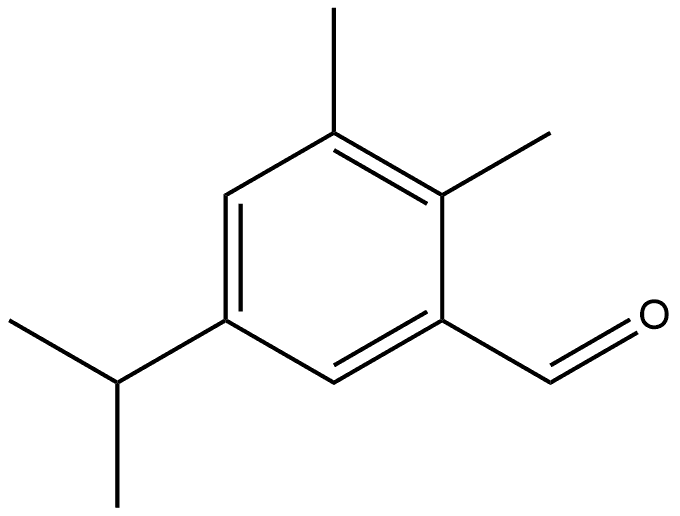 5-isopropyl-2,3-dimethylbenzaldehyde Structure