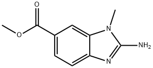 methyl 2-amino-1-methyl-1H-1,3-benzodiazole-6-carboxylate Structure