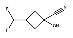 Cyclobutanecarbonitrile, 3-(difluoromethyl)-1-hydroxy-|3-(二氟甲基)-1-羟基环丁腈