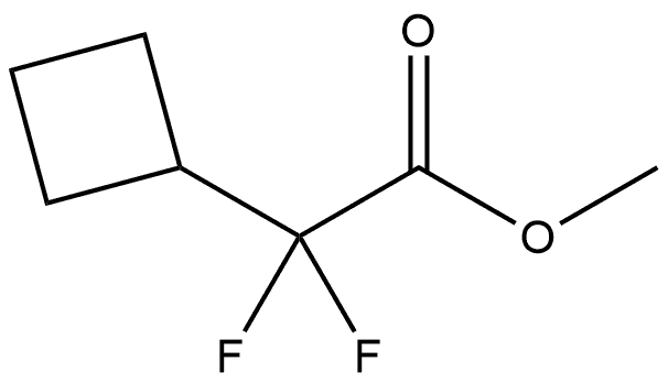 Cyclobutyl-difluoro-acetic acid methyl ester Structure