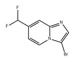 3-溴-7-(二氟甲基)咪唑并[1,2-A]吡啶, 1781507-64-9, 结构式