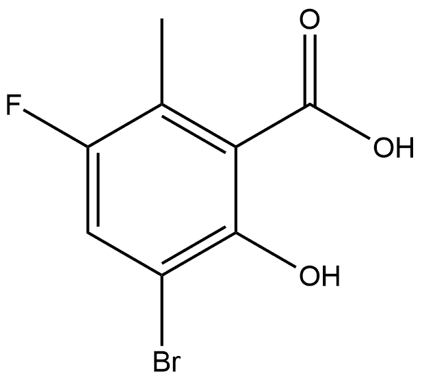 1781527-87-4 3-Bromo-5-fluoro-2-hydroxy-6-methylbenzoic acid