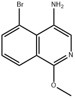 5-Bromo-1-methoxy-4-isoquinolinamine 化学構造式