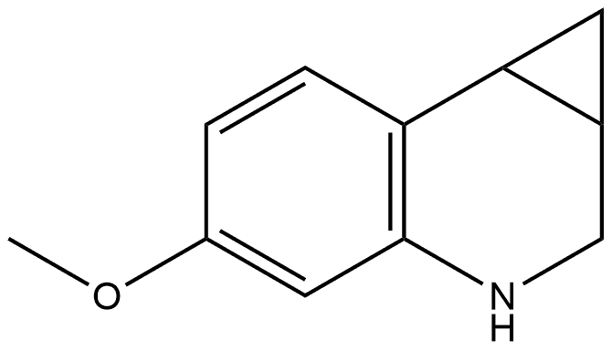 5-Methoxy-1a,2,3,7b-tetrahydro-1H-cyclopropa[c]quinoline Structure