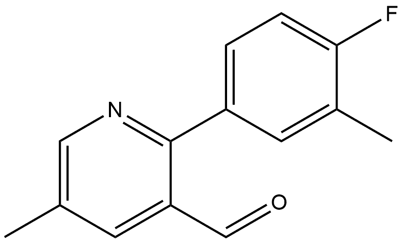 1781651-52-2 2-(4-Fluoro-3-methylphenyl)-5-methyl-3-pyridinecarboxaldehyde