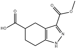 3-(methoxycarbonyl)-4,5,6,7-tetrahydro-1H-indazo
le-5-carboxylic acid|