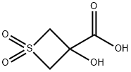 3-Thietanecarboxylic acid, 3-hydroxy-, 1,1-dioxide|3-羟基硫杂环丁烷-3-羧酸1,1-二氧化物