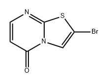 5H-Thiazolo[3,2-a]pyrimidin-5-one, 2-bromo- Structure