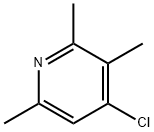 Pyridine, 4-chloro-2,3,6-trimethyl- Structure