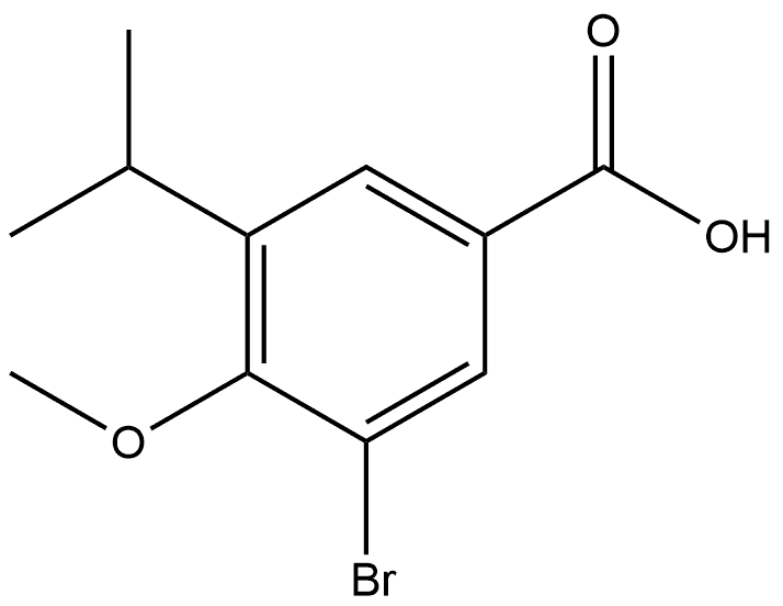 1781776-80-4 3-Bromo-4-methoxy-5-(1-methylethyl)benzoic acid