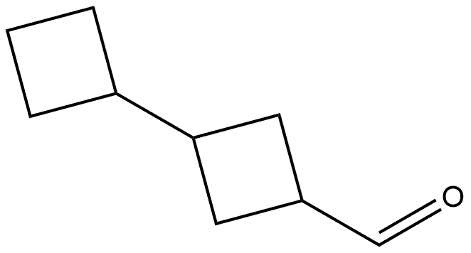 [1,1′-Bicyclobutyl]-3-carboxaldehyde Structure