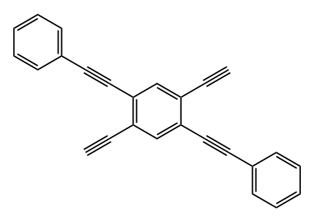 Benzene, 1,4-diethynyl-2,5-bis(2-phenylethynyl)-|2,5-DIETHYNYL-1,4-BIS(PHENYLETHYNYL)BENZENE