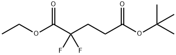 5-(TERT-BUTYL) 1-ETHYL 2,2-DIFLUOROPENTANEDIOATE,1782101-23-8,结构式