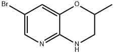 7-Bromo-2-methyl-3,4-dihydro-2H-pyrido[3,2-b][1,4]oxazine Struktur