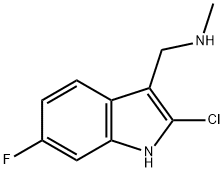 1H-Indole-3-methanamine, 2-chloro-6-fluoro-N-methyl-|