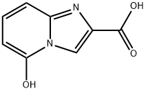 Imidazo[1,2-a]pyridine-2-carboxylic acid, 5-hydroxy- 化学構造式