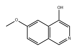 4-Isoquinolinol, 6-methoxy- Structure