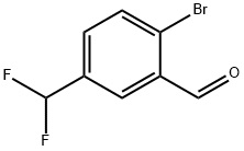 2-Bromo-5-(difluoromethyl)benzaldehyde Structure