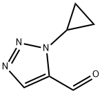 1-cyclopropyl-1H-1,2,3-triazole-5-carbaldehyde Structure