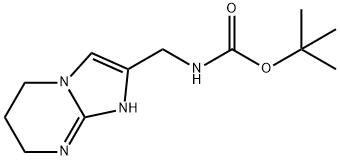 tert-butyl
N-({5H,6H,7H,8H-imidazo[1,2-a]pyrimidin-2-yl}met
hyl)carbamate Struktur