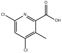 4,6-二氯-3-甲基吡啶酸,1782596-61-5,结构式