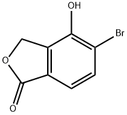 5-溴-4-羟基异苯并呋喃-1(3H)-酮,1782753-19-8,结构式