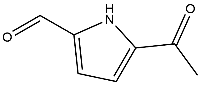 5-Acetyl-1H-pyrrole-2-carboxaldehyde Structure