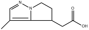 2-(3-methyl-5,6-dihydro-4H-pyrrolo[1.2-b]pyrazol-4-yl)acetic acid Structure