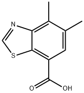 4,5-dimethyl-1,3-benzothiazole-7-carboxylic acid,1782918-29-9,结构式