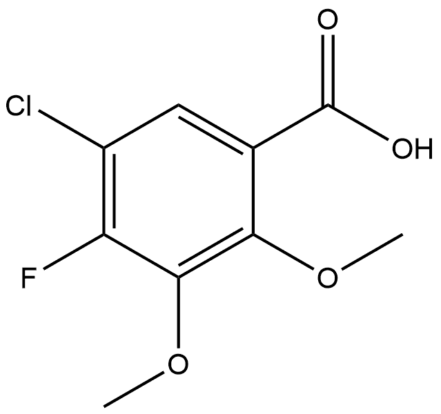 5-Chloro-4-fluoro-2,3-dimethoxybenzoic acid|