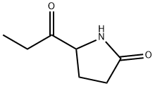 5-(1-Oxopropyl)-2-pyrrolidinone Struktur