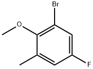 1-Bromo-5-fluoro-2-methoxy-3-methylbenzene Structure
