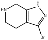 1H-Pyrazolo[3,4-c]pyridine, 3-bromo-4,5,6,7-tetrahydro- Structure