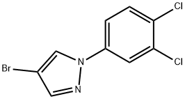 1H-Pyrazole, 4-bromo-1-(3,4-dichlorophenyl)- Structure