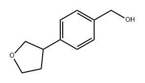 Benzenemethanol, 4-(tetrahydro-3-furanyl)- 结构式