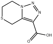 4H,6H,7H-[1,2,3]triazolo[4,3-c][1,4]thiazine-3-carb oxylic acid 结构式