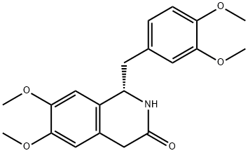 3(2H)-Isoquinolinone, 1-[(3,4-dimethoxyphenyl)methyl]-1,4-dihydro-6,7-dimethoxy-, (S)- (9CI) Structure