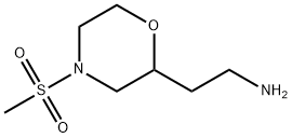 2-Morpholineethanamine, 4-(methylsulfonyl)- Struktur