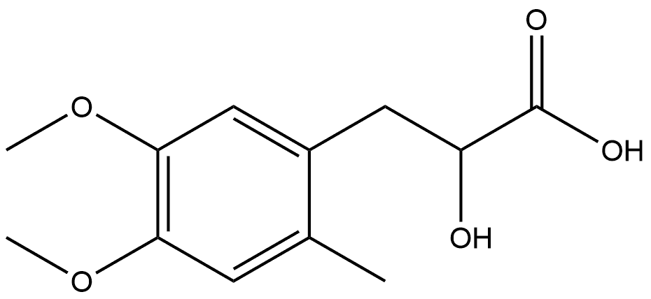 3-(4,5-Dimethoxy-2-methylphenyl)-2-hydroxypropanoic Acid|3-(4,5-二甲氧基-2-甲基苯基)-2-羟基丙酸