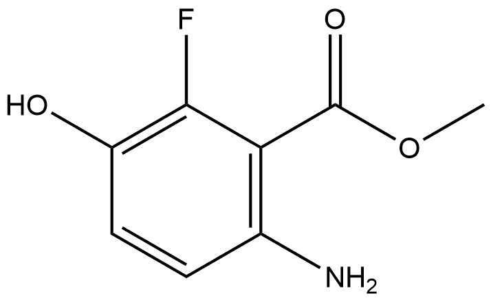 Methyl 6-amino-2-fluoro-3-hydroxybenzoate Structure